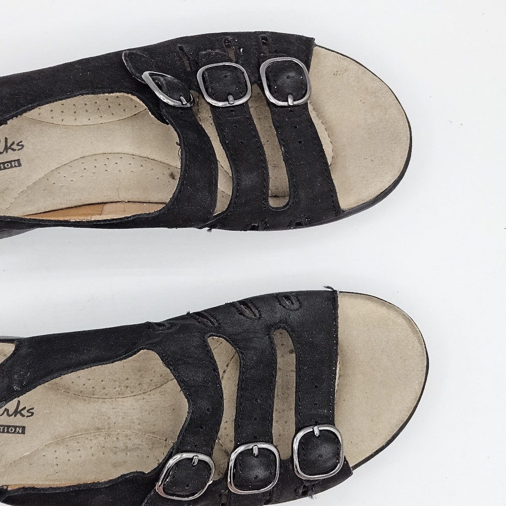 Clarks Saylie 3 strap sandals size 6 - Picture 10 of 15
